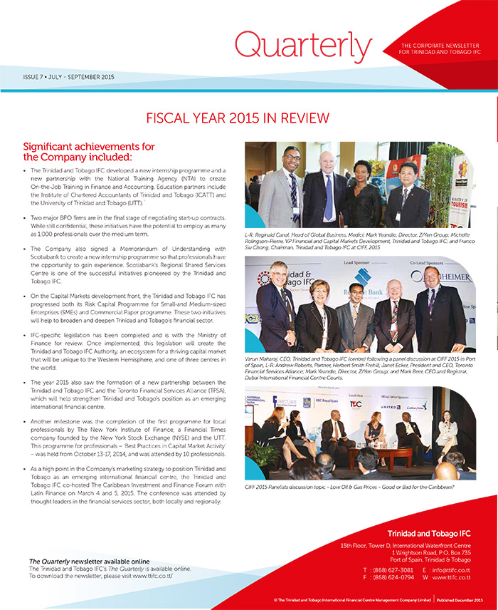 TTIFC Quarterly - Issue 7