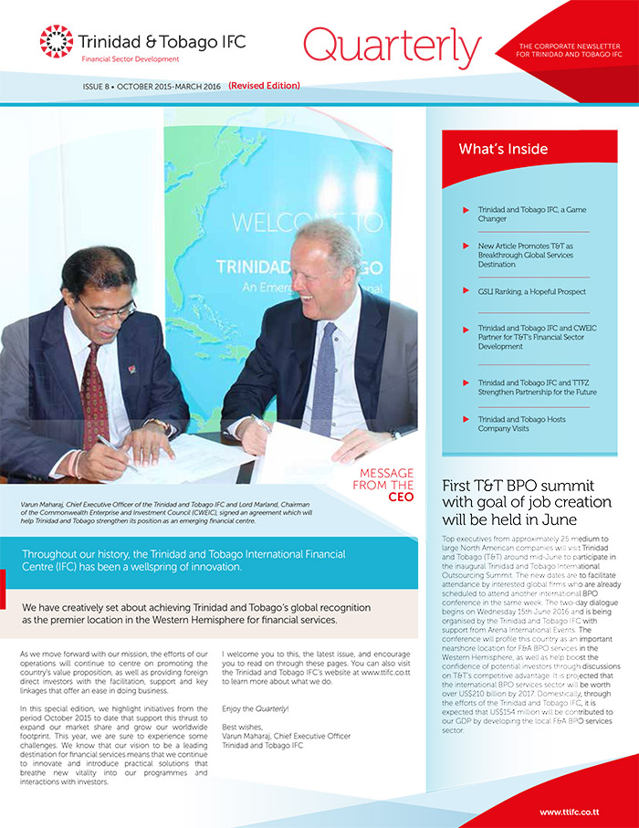 TTIFC Quarterly - Issue 8