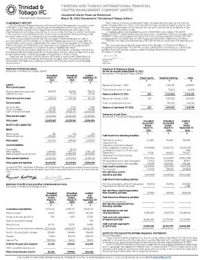 TTIFC Unaudited Interim Financial Statements 2021